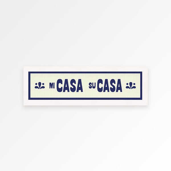 Mi Casa Su Casa Panoramic Framed Print
