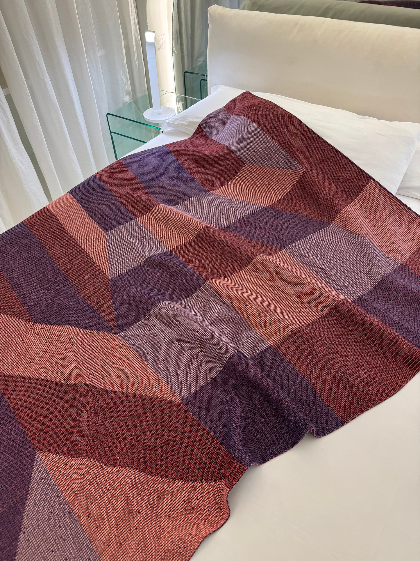 Geometric Ikat Blanket