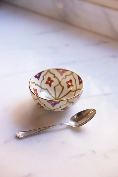 Small Shallow Bowl - Oasis 70's Gold