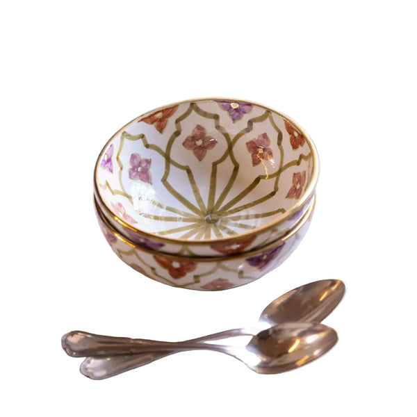 Small Shallow Bowl - Oasis 70's Gold