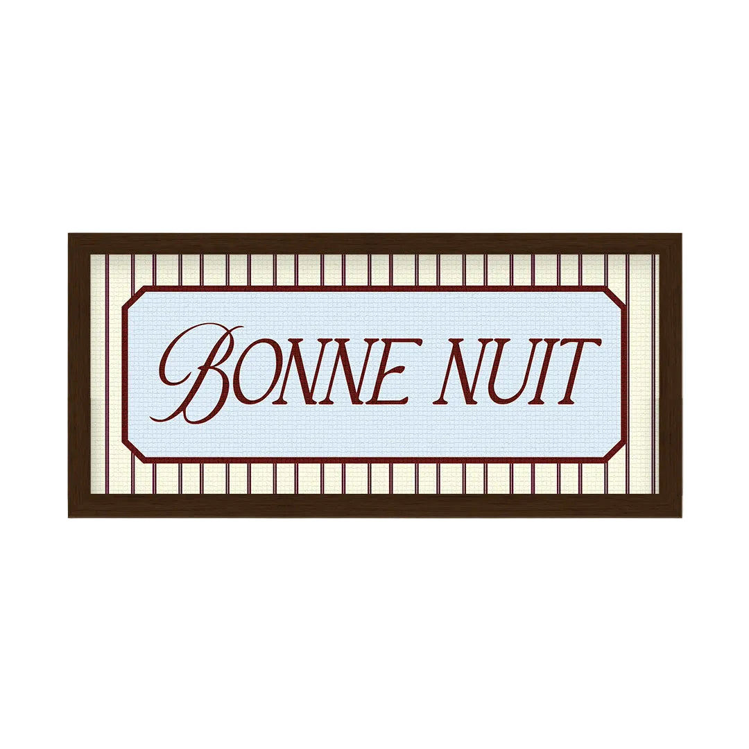 Good Night Panoramic Framed Print