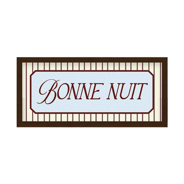Good Night Panoramic Framed Print