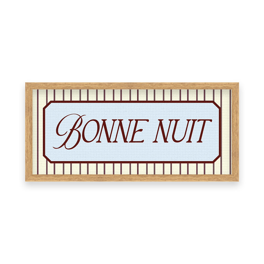 Good Night Panoramic Framed Print
