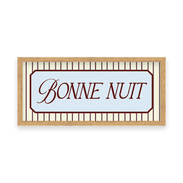 Good Night Panoramic Framed Print