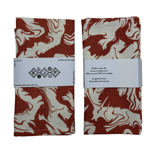 Napkin - Gilbert / Brick (Set of 2)