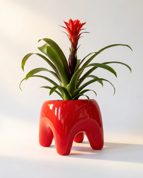 BUDDY Planter in Poppy Red