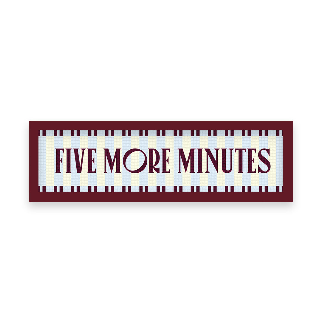 Five More Minutes Panoramic Framed Print