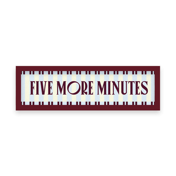 Five More Minutes Panoramic Framed Print