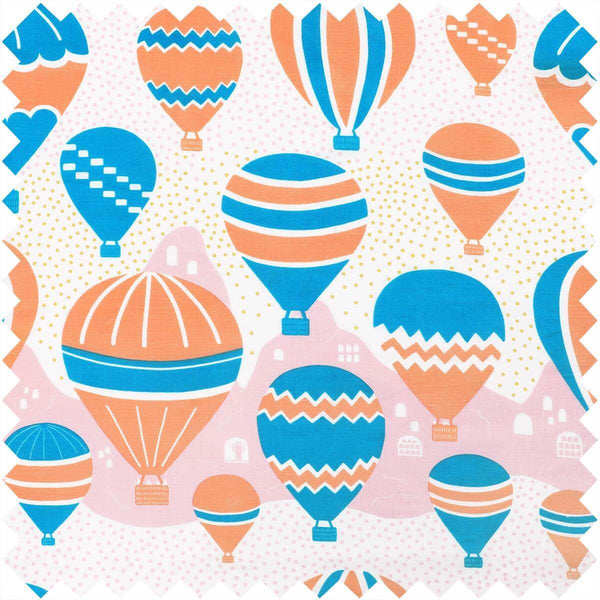 Balloons at Dawn Fabric