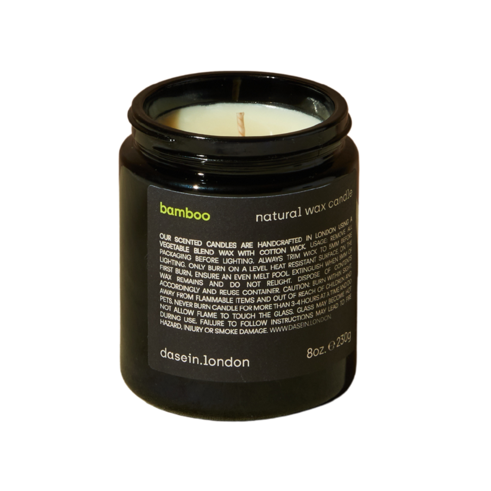 Bamboo Natural Wax Candle (230g)