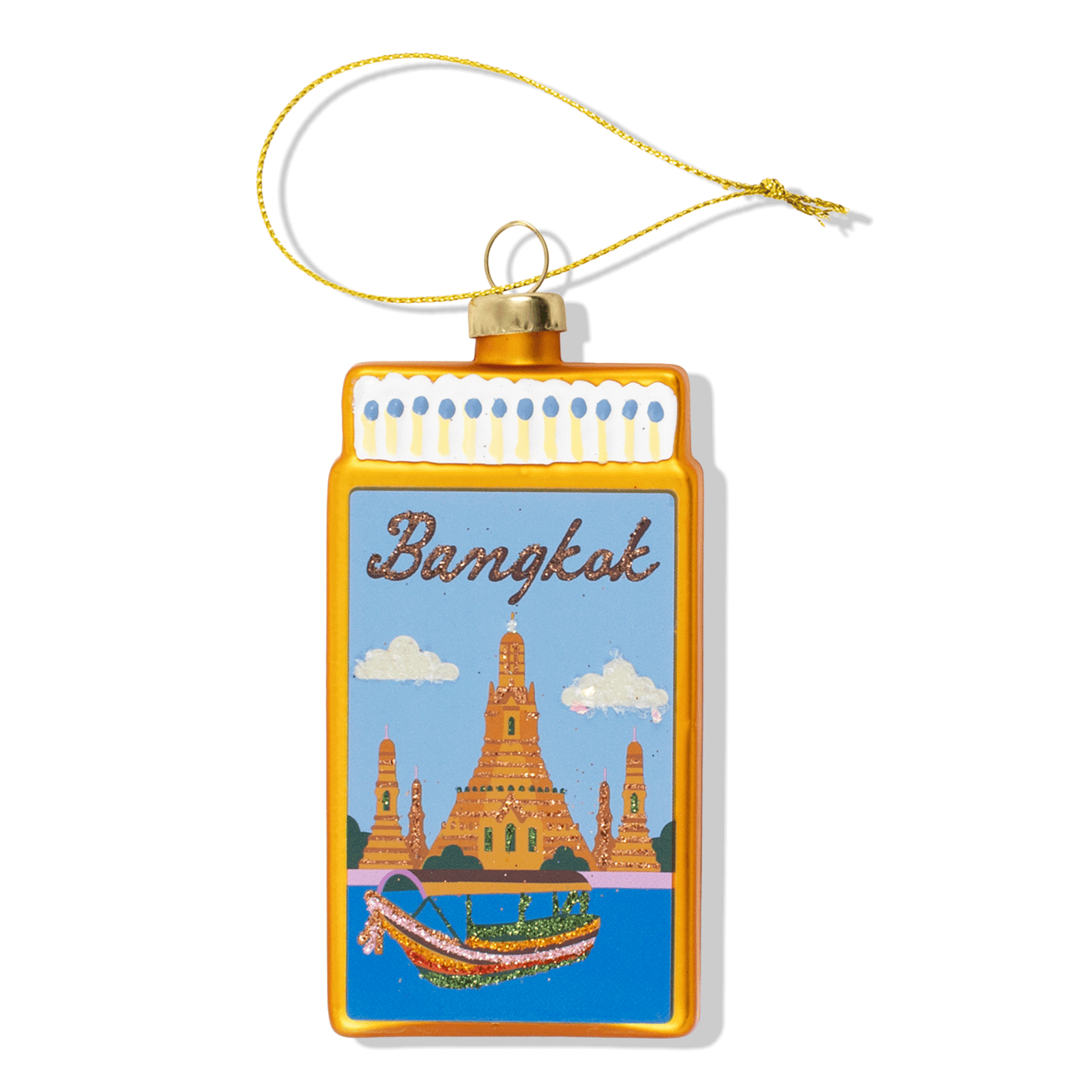 Bangkok Matchbook Ornament - Furbish Studio