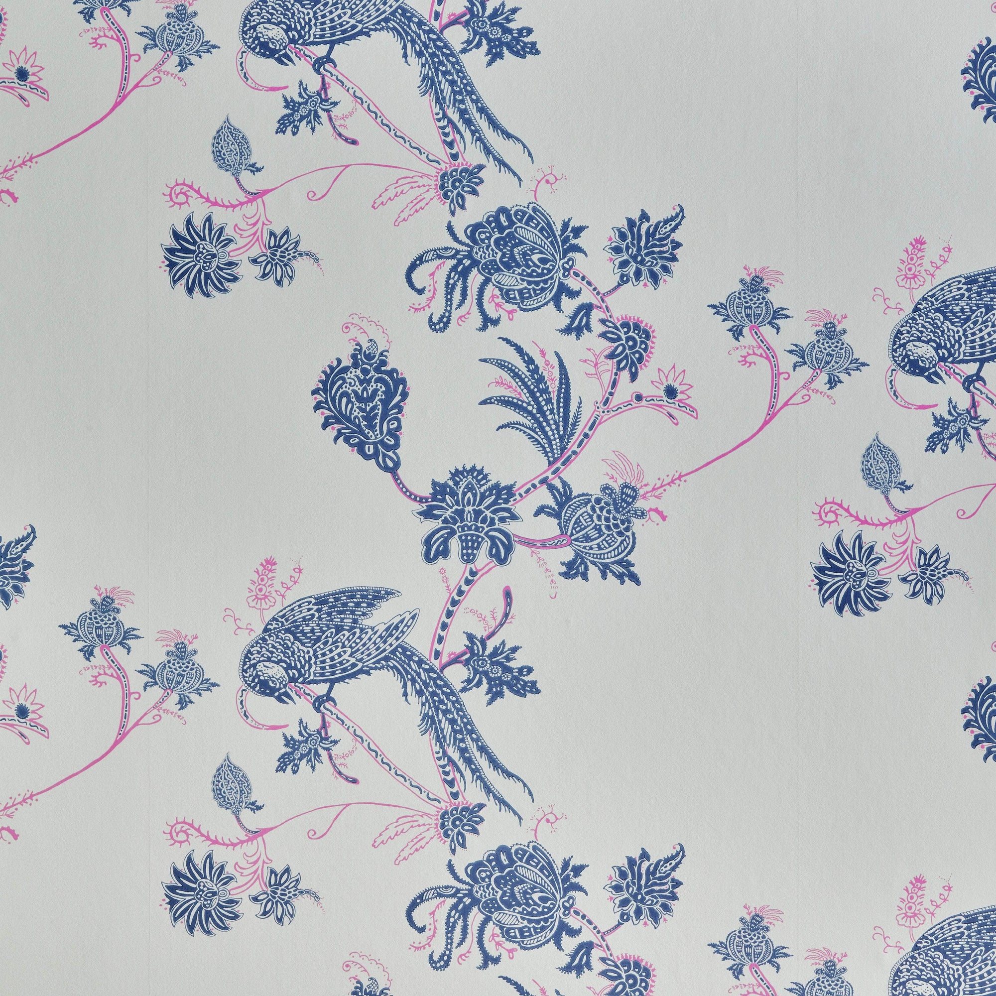 Vintage Bird Trail Wallpaper