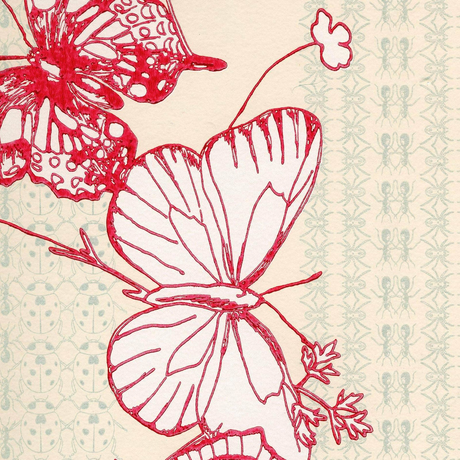 Bugs & Butterflies Wallpaper