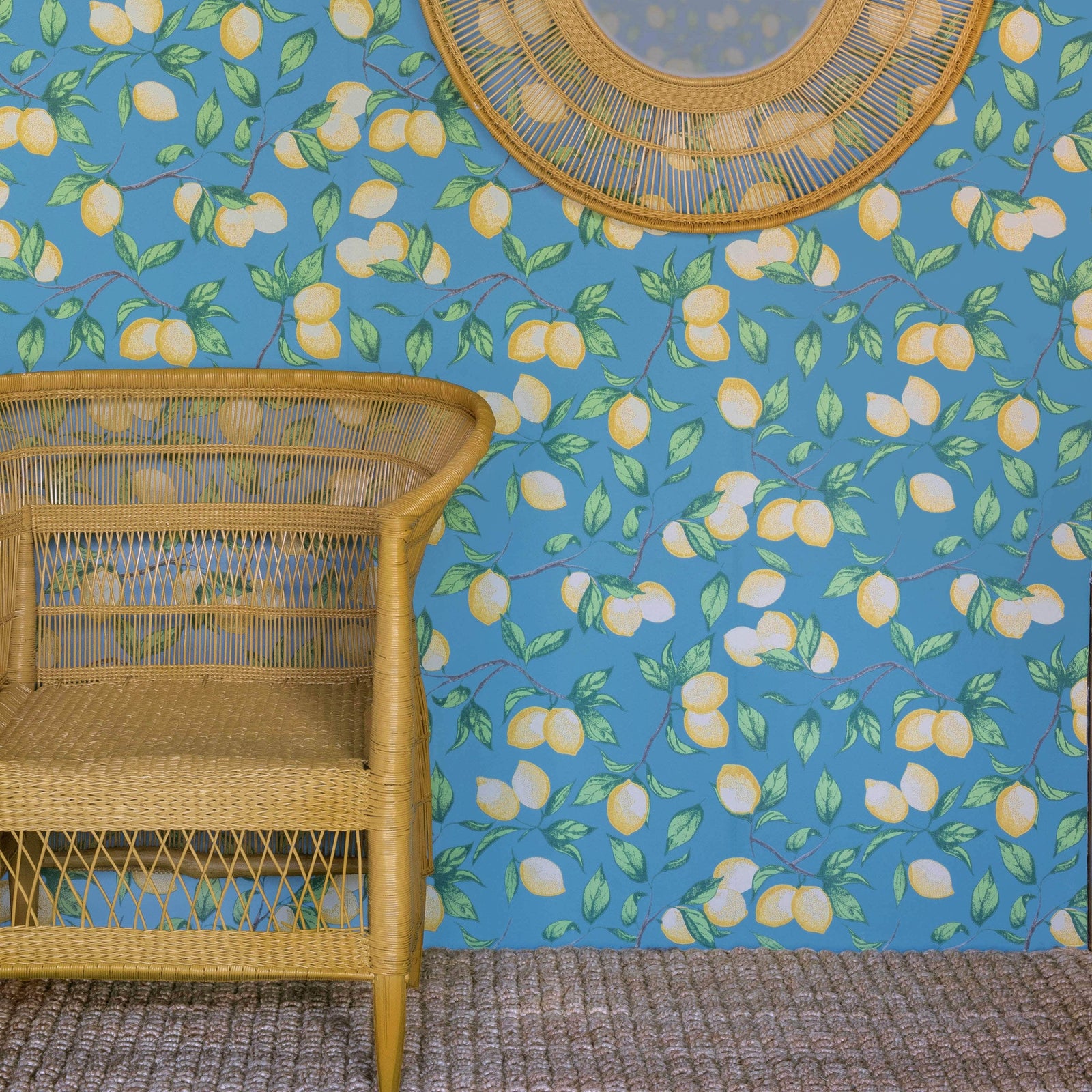 Capri Lemons Wallpaper