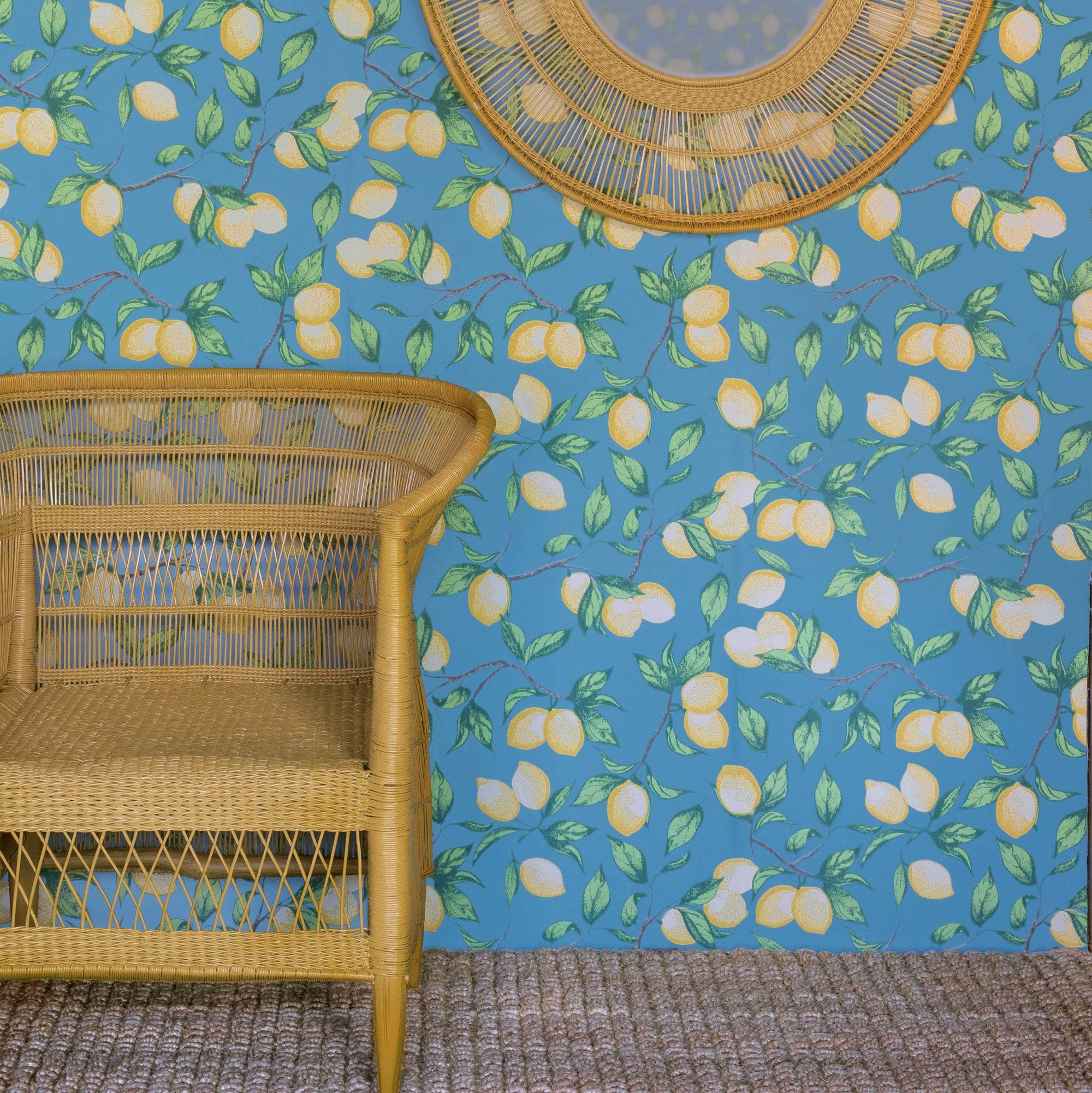 Capri Lemons Wallpaper