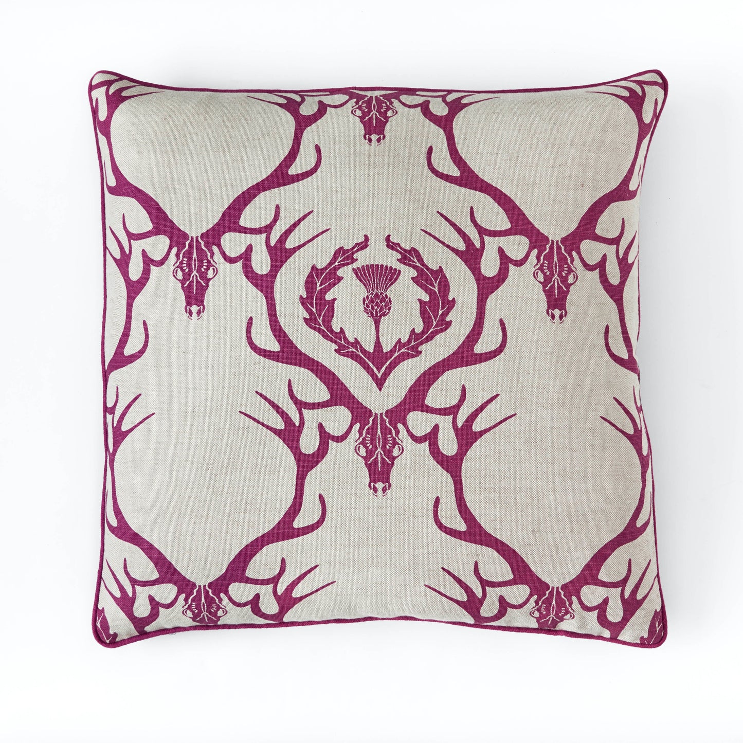 Deer Damask Cushion