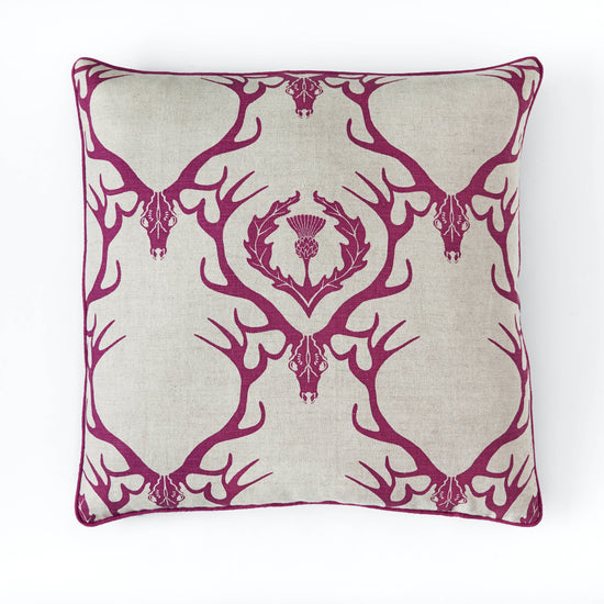 Deer Damask Cushion