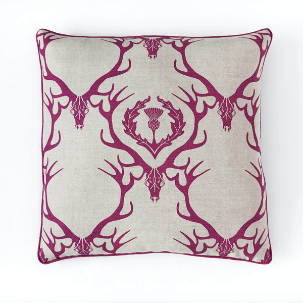 Deer Damask Cushion