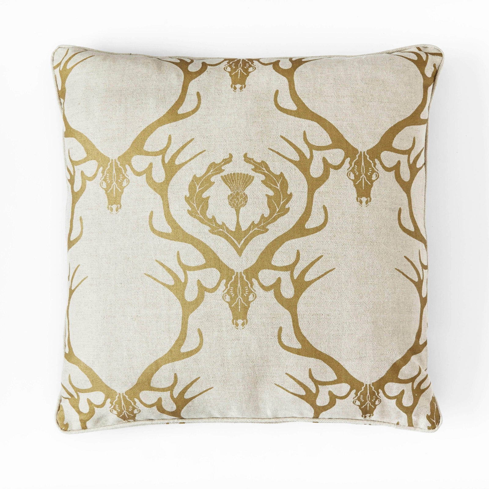 Deer Damask Cushion