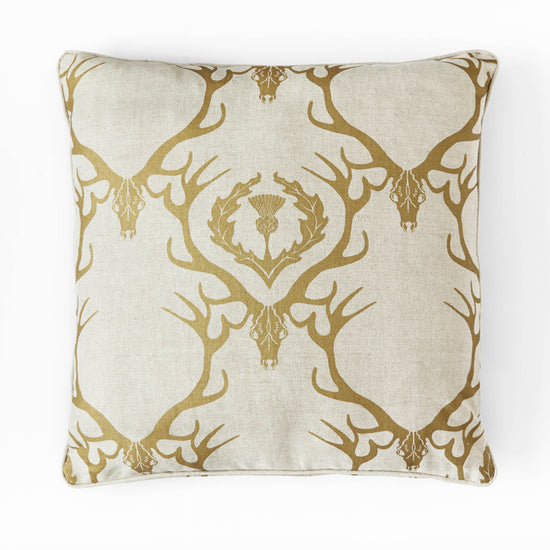Deer Damask Cushion