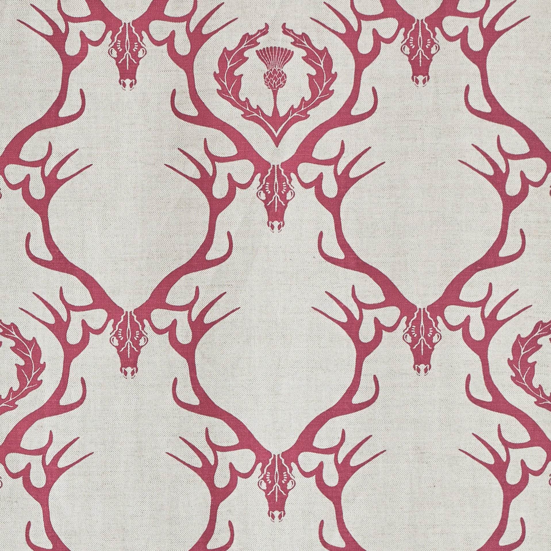 Deer Damask Fabric