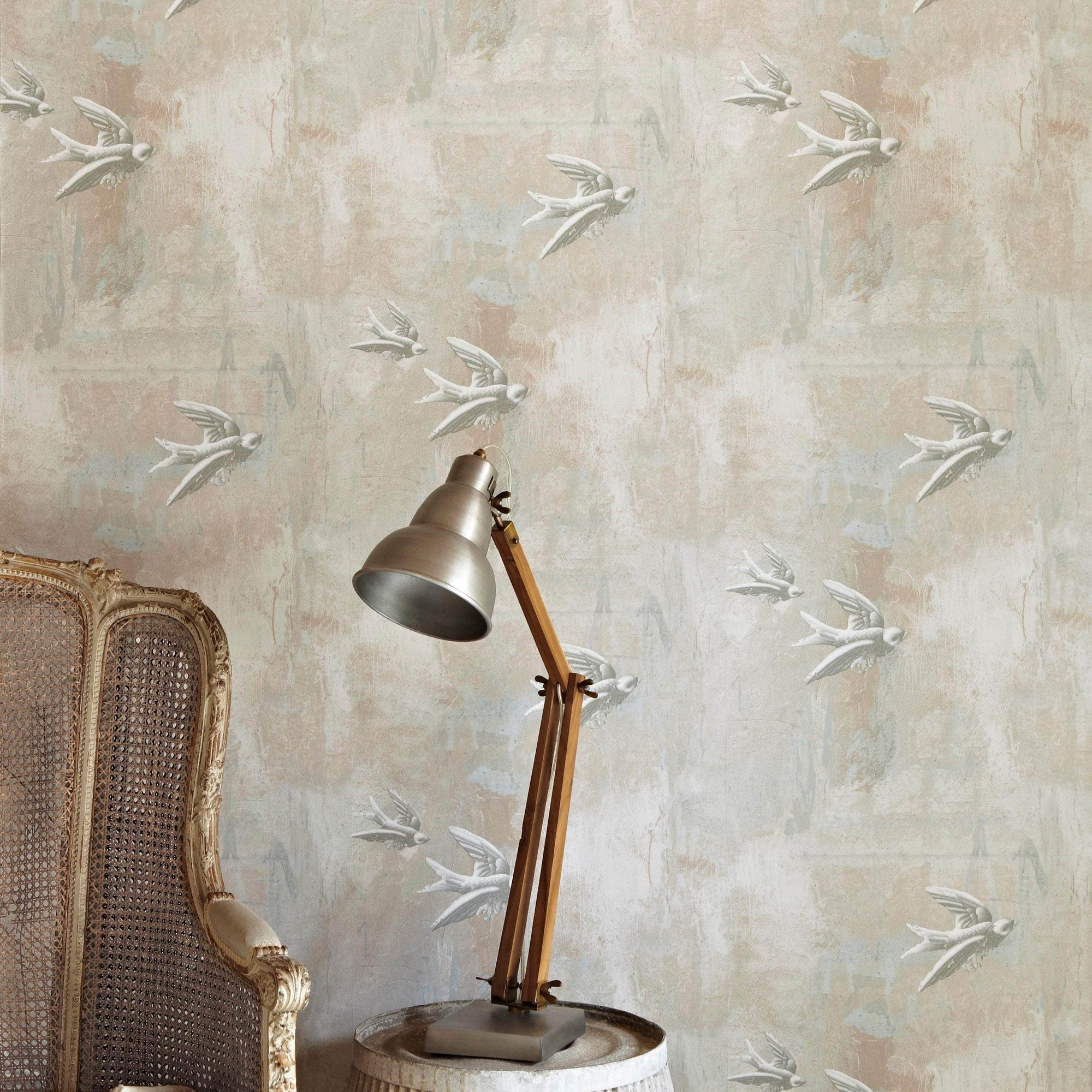 Fresco Birds Wallpaper