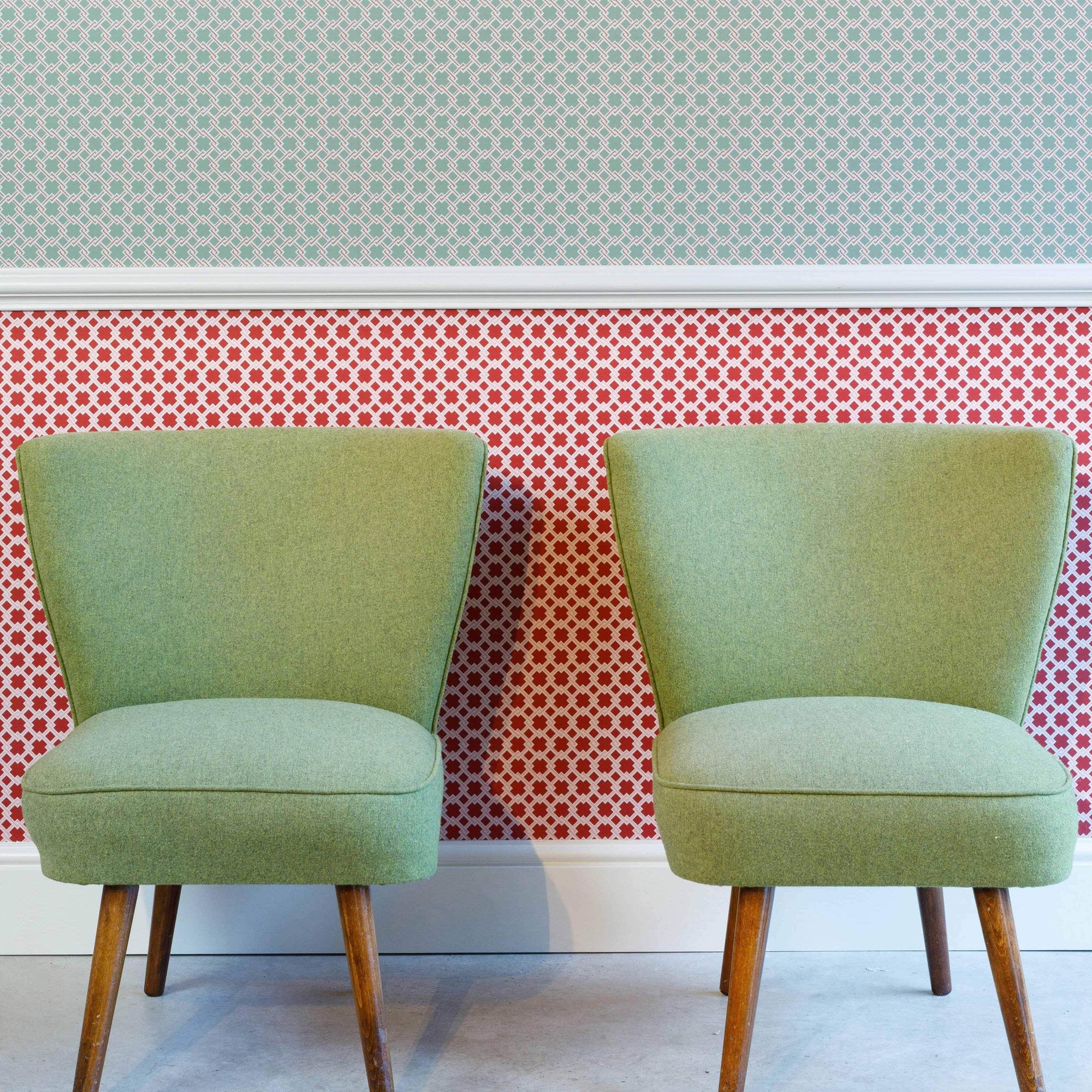 Lattice Cane Wallpaper