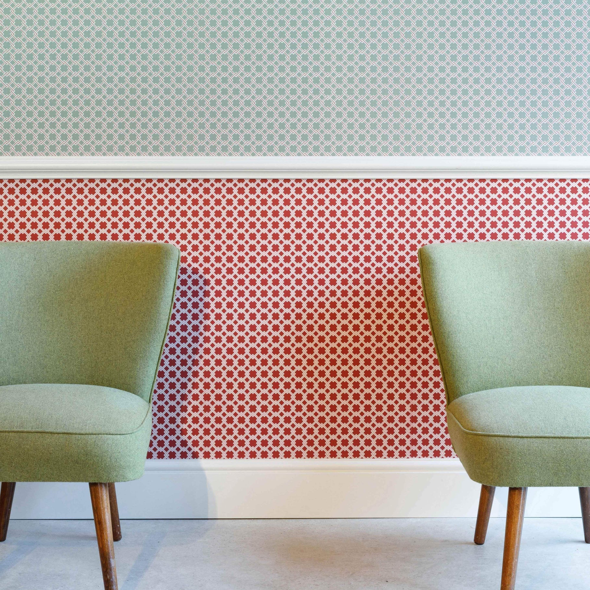 Lattice Cane Wallpaper