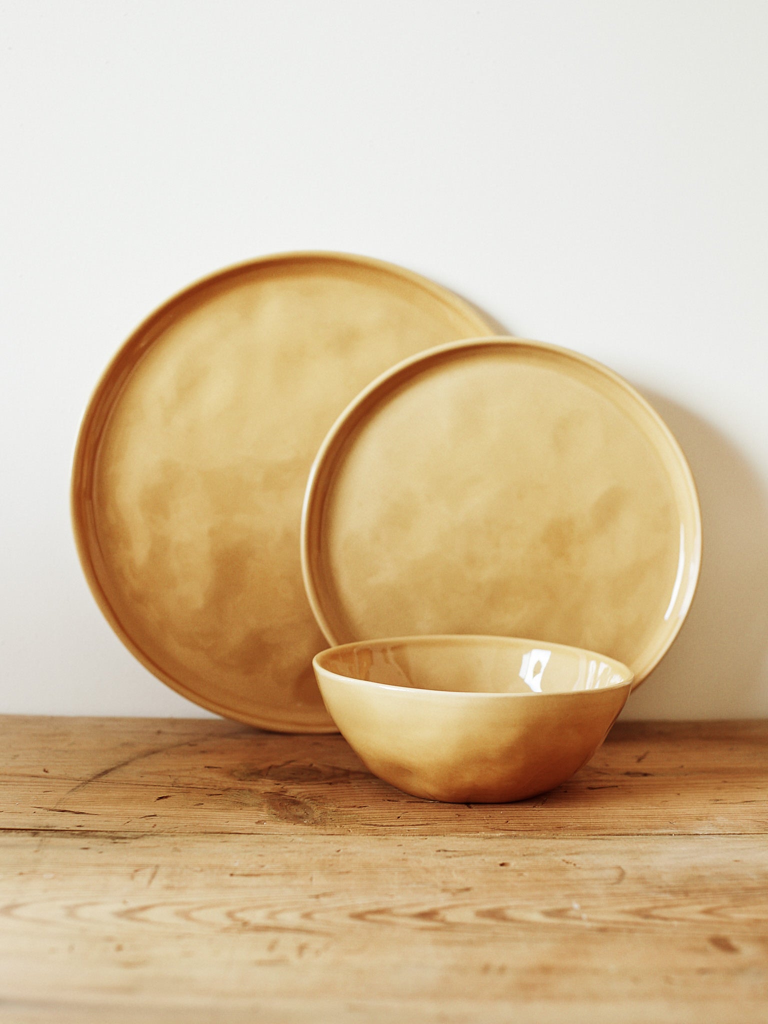 Set of 2 Place Settings in Dijon