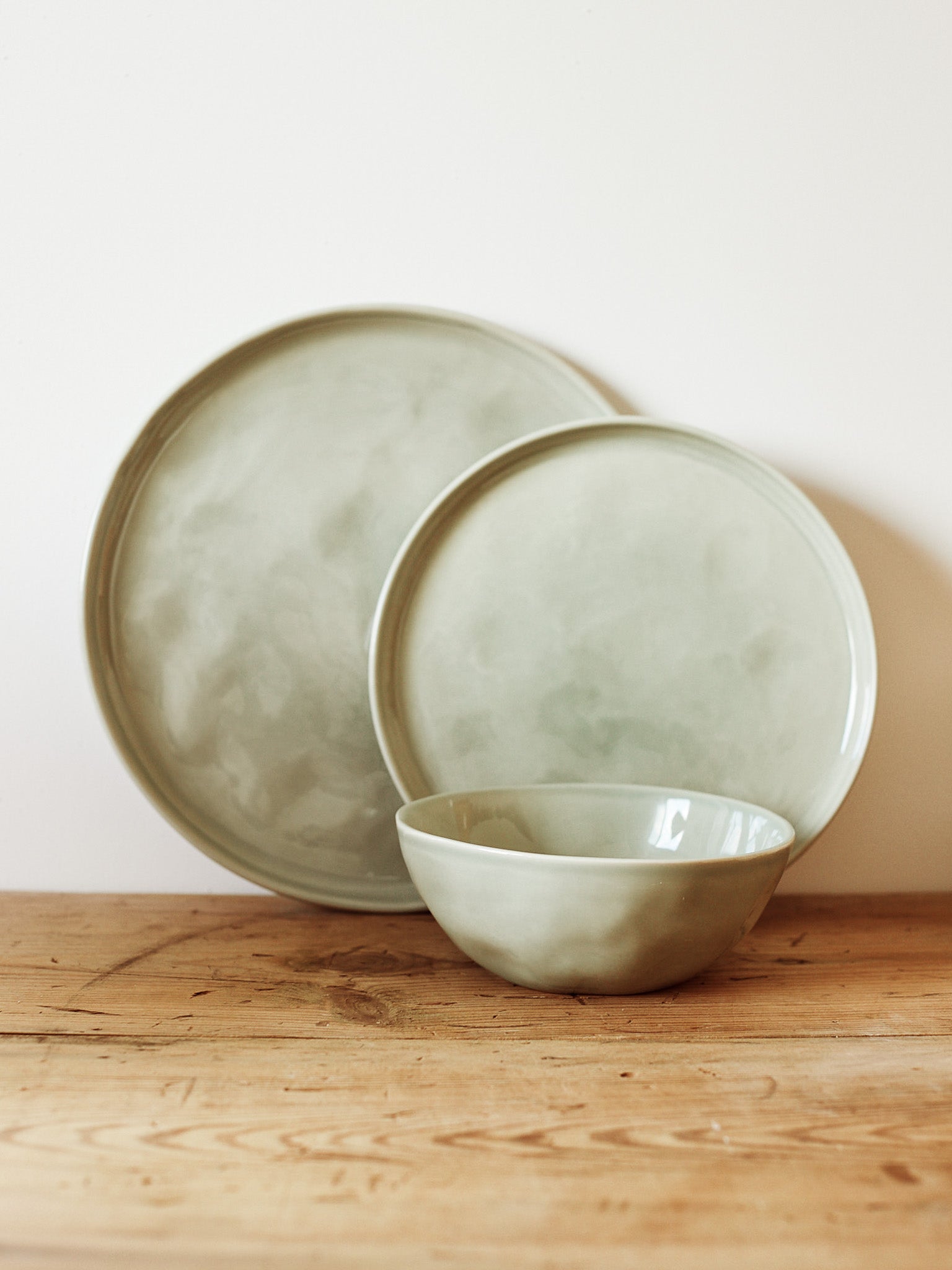 Set of 2 Place Settings in Seaglass