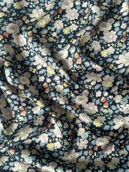 Silk Hair Scrunchie made with Liberty Fabric BETSY FIELD - Coco & Wolf