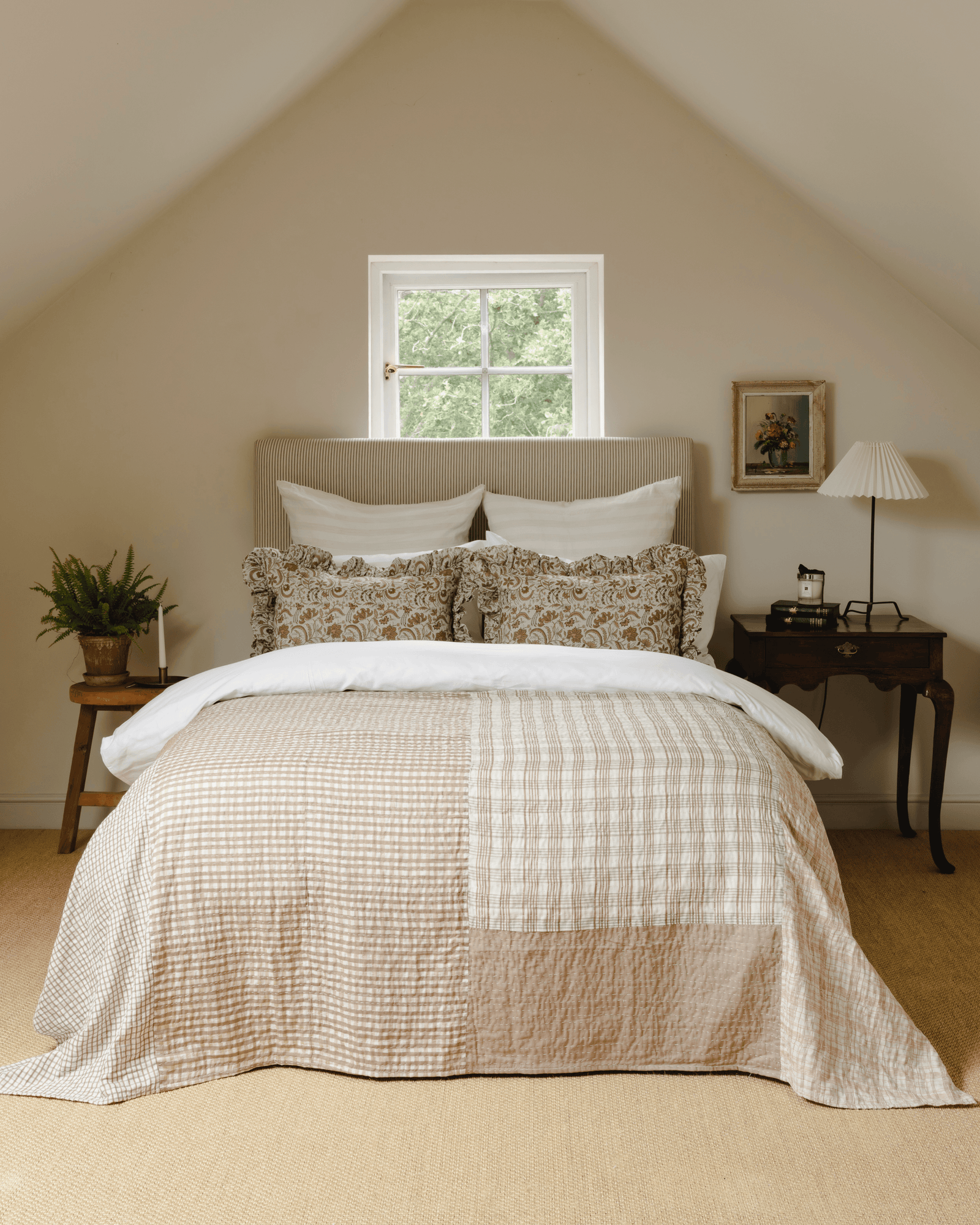 The Betsy Floral Frill Cushion