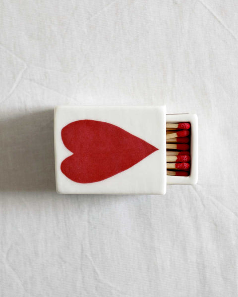 Mini Big Heart’ Ceramic Matchbox_Old