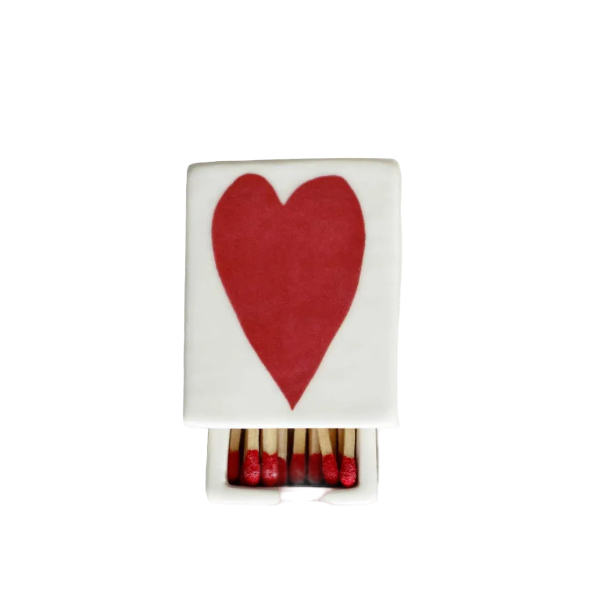 Mini Big Heart’ Ceramic Matchbox