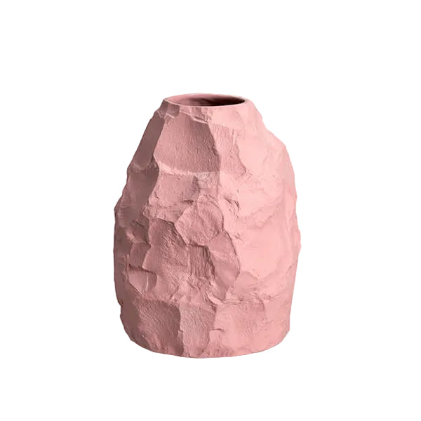 Crockery Big Vase 2 in Pink is a feat of ceramic engineering, standing at 38cm tall, this piece is no small piece