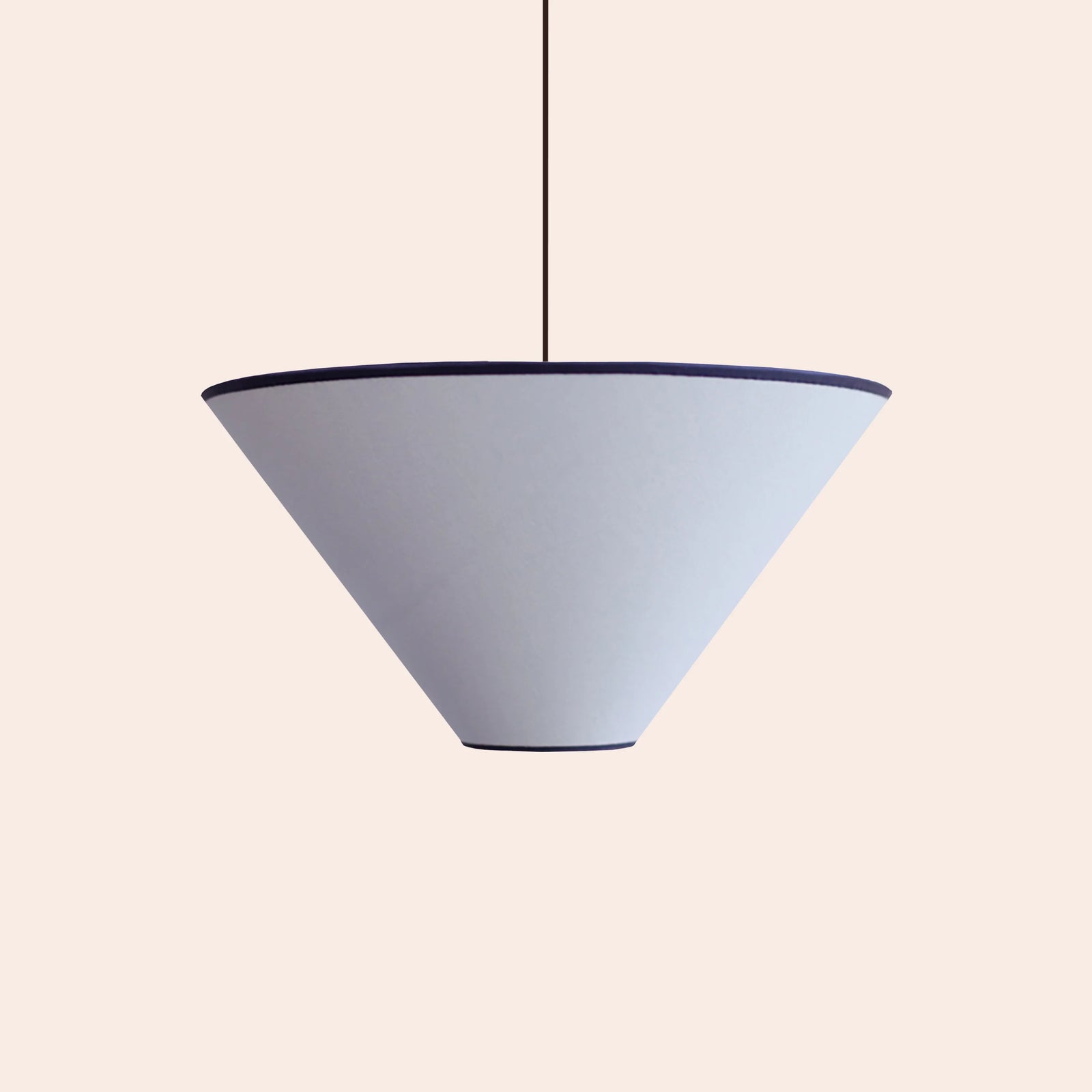 Blue cone lampshade