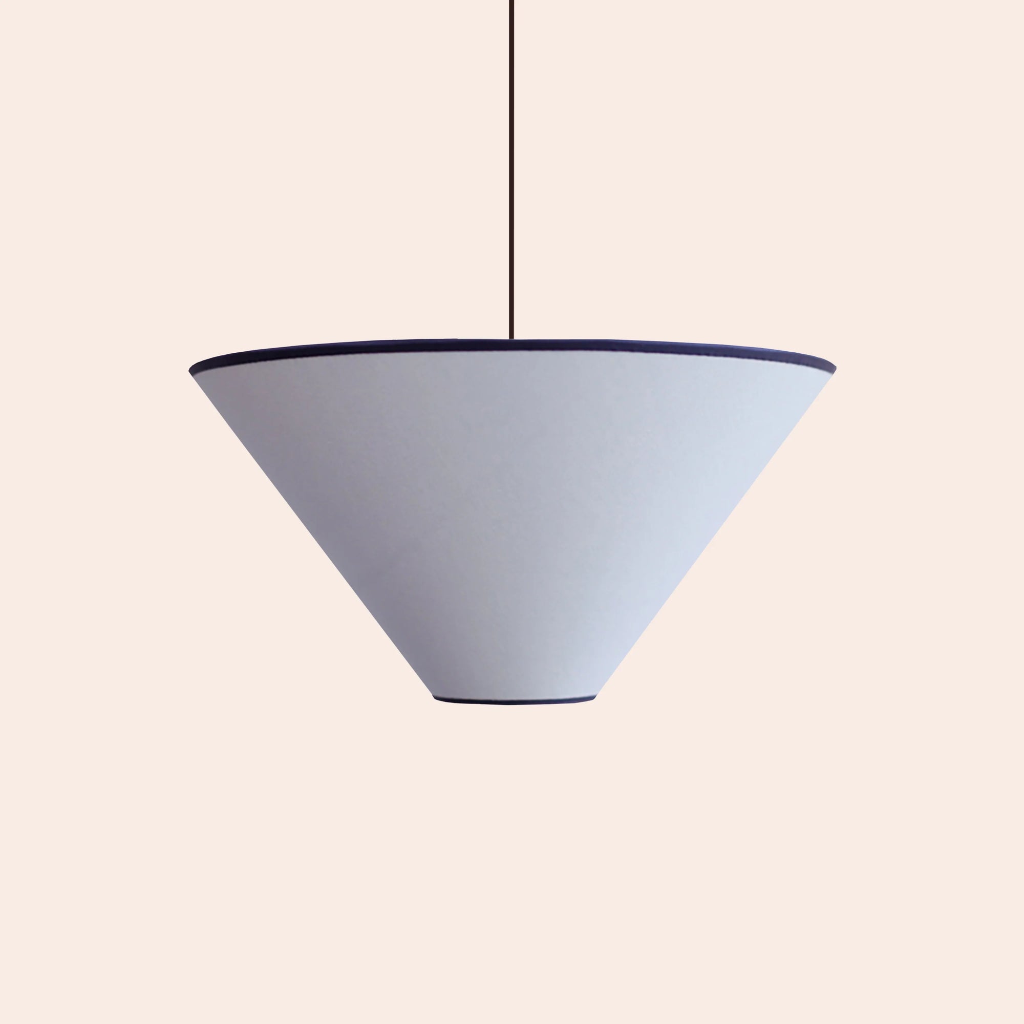 Blue cone lampshade