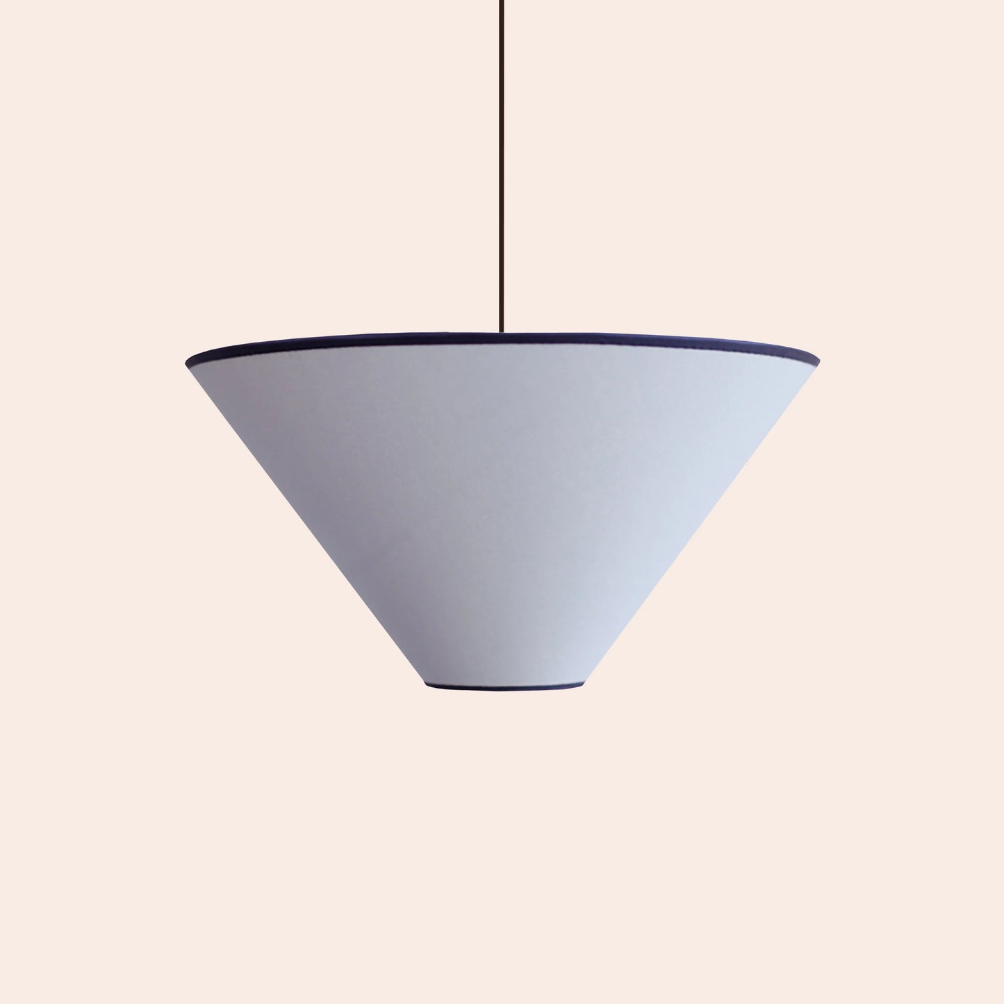Blue cone lampshade