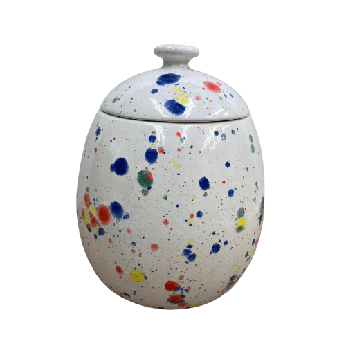 Cookie/Biscuit Jar Canister Celebration Glaze