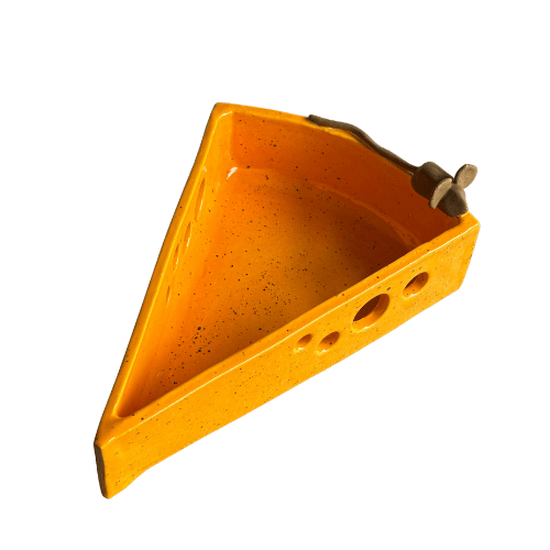 Handmade Cheese and Cracker Dish