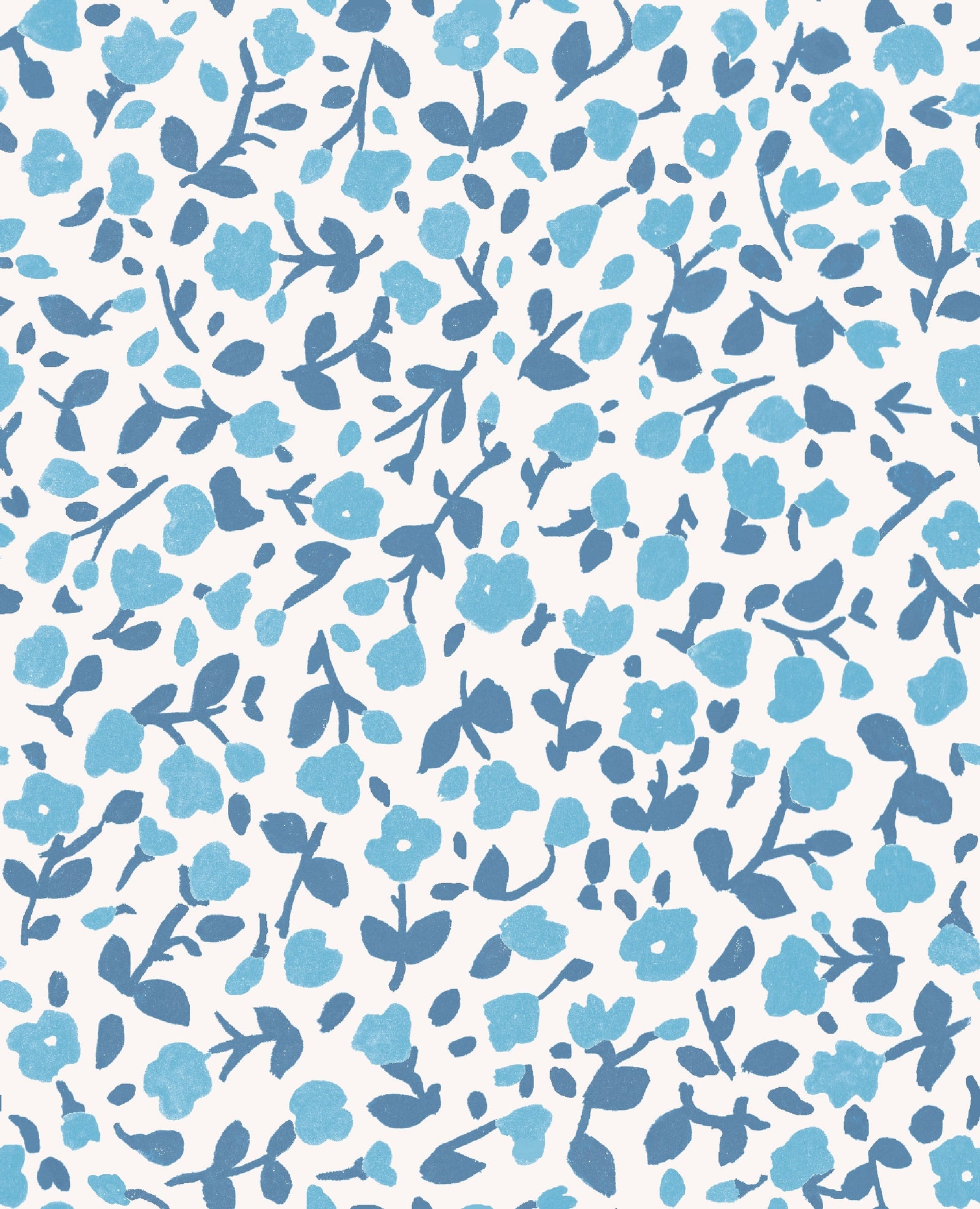 Wallpaper - Blossom Two Blues