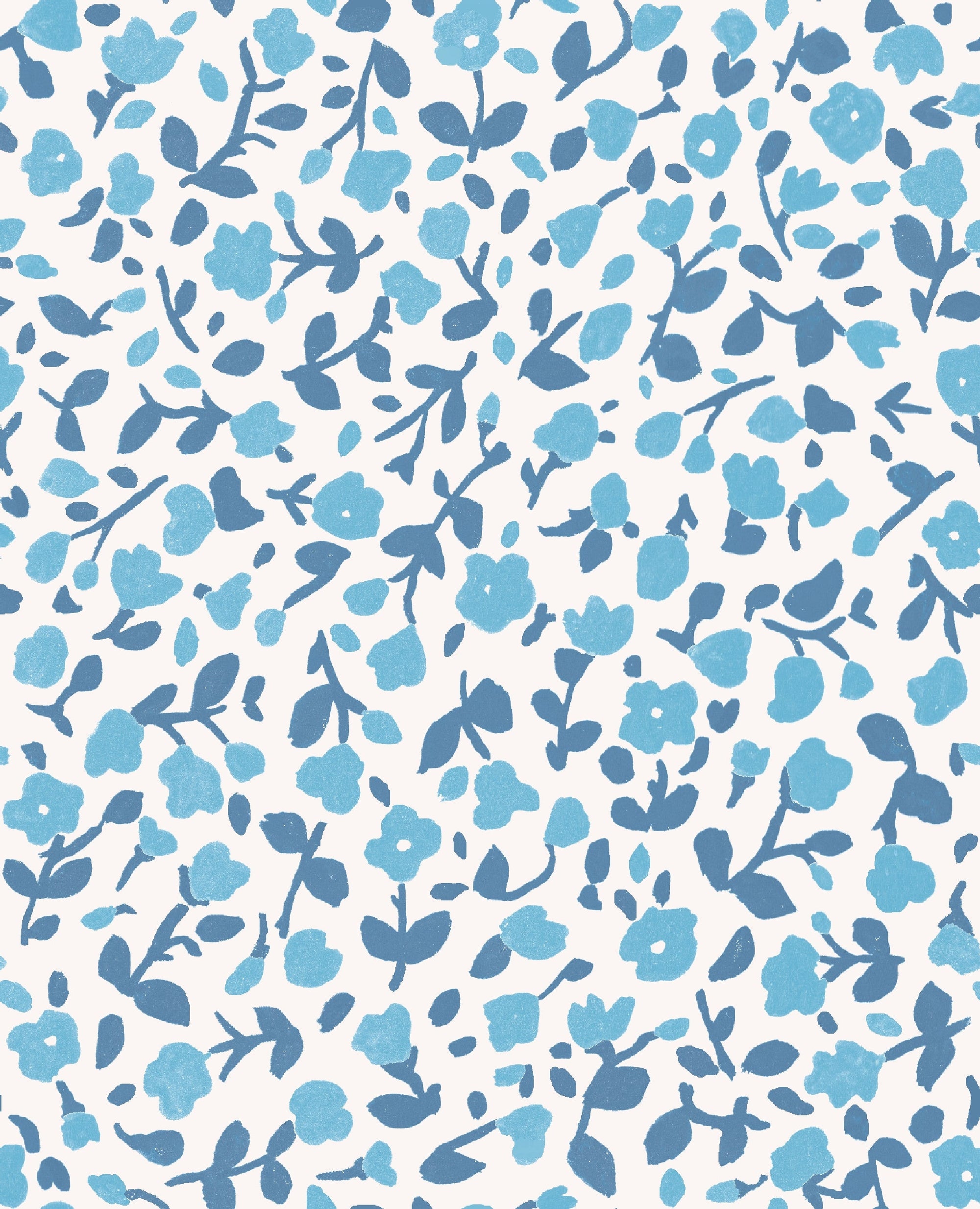Wallpaper - Blossom Two Blues
