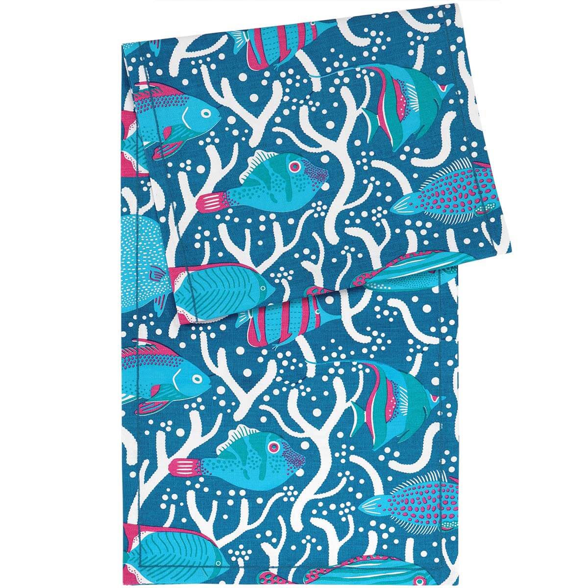 Blue Ocean Reef Table Runner