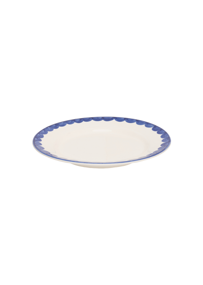 Late Afternoon Blue Scallop Side Plate