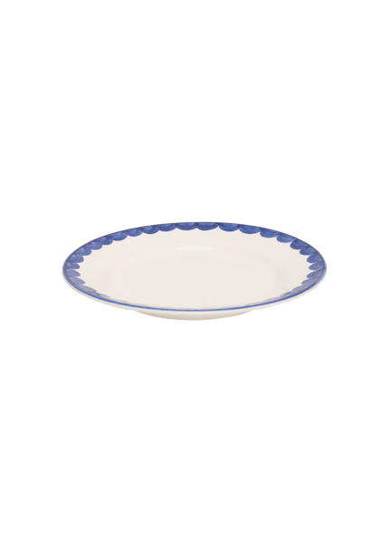 Late Afternoon Blue Scallop Side Plate