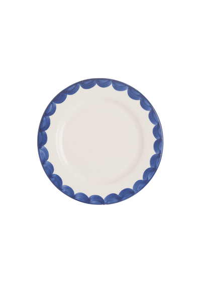 Late Afternoon Blue Scallop Side Plate