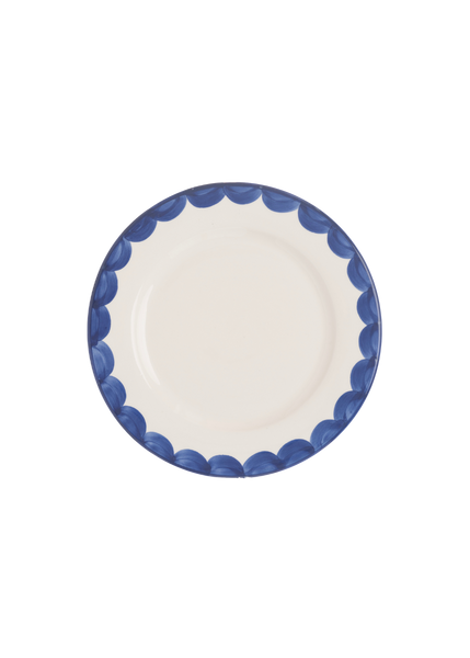 Late Afternoon Blue Scallop Side Plate
