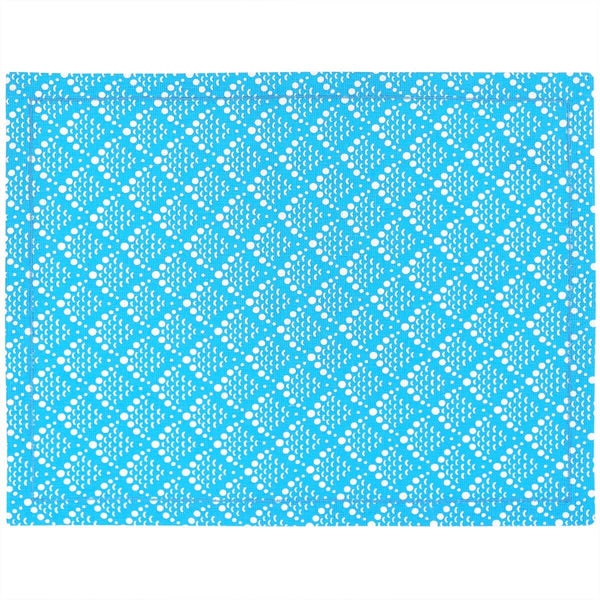 Blue Solid Fish Scale Placemats - Set of 2