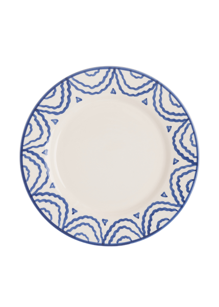 Late Afternoon Blue Tabla Dinner Plate