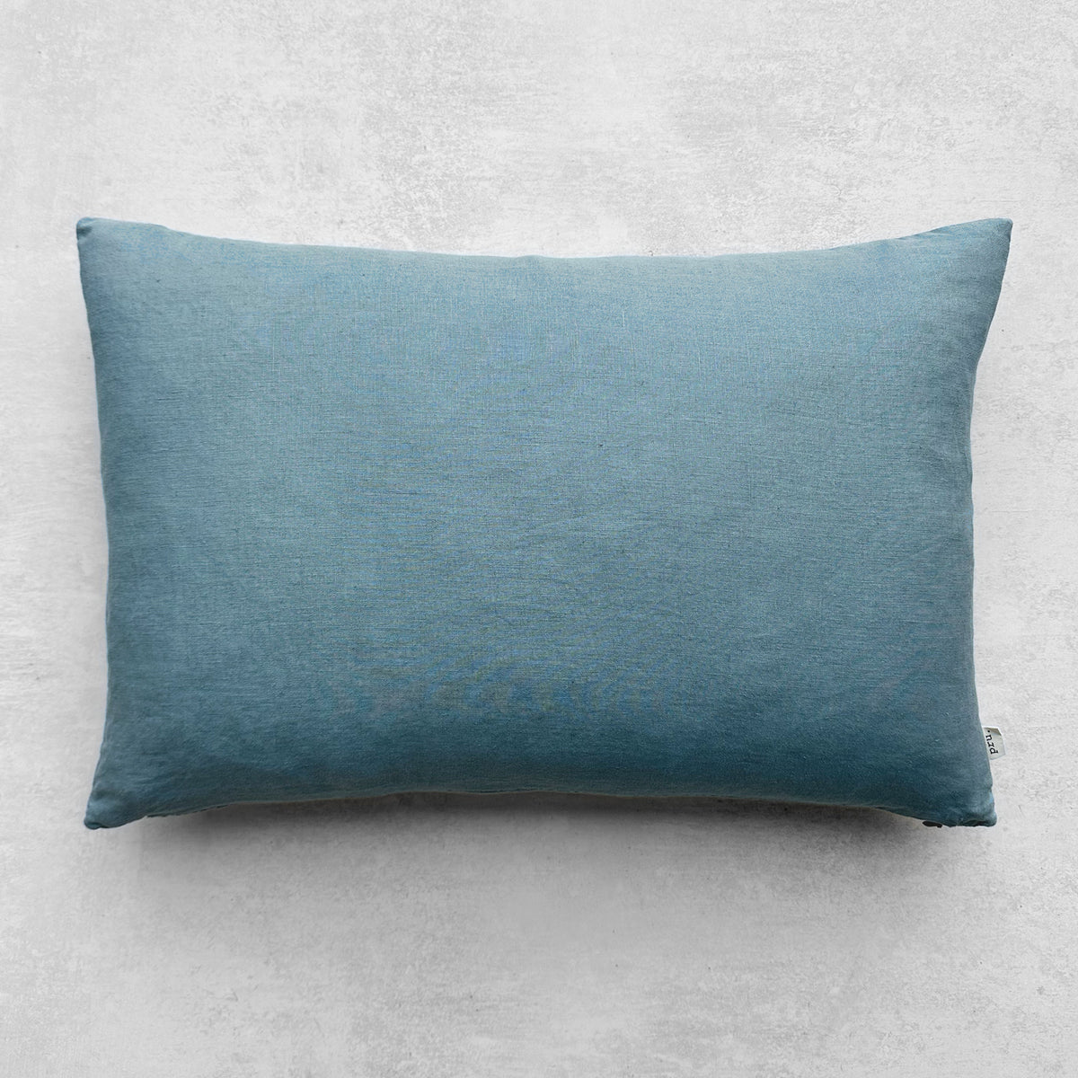 Miller Linen Cushion Duck Egg Blue Lumbar - OEKO-TEX Certified